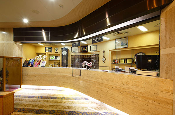 Lobby, Front desk